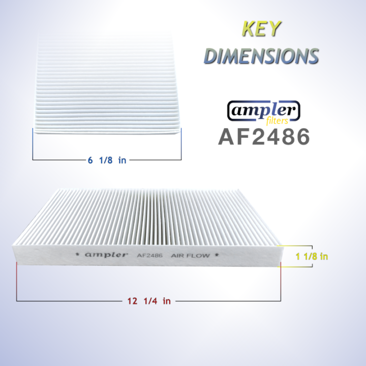 AMPLER's International ProStar Cabin Air Filter AF2486 - Image 5