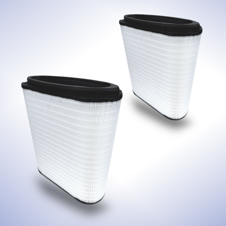 AMPLER's Engine Air Filter for KENWORTH & PETERBILT – D371061 - 2pcs