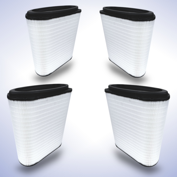 AMPLER's Engine Air Filter for KENWORTH & PETERBILT – D371061 - 4pcs