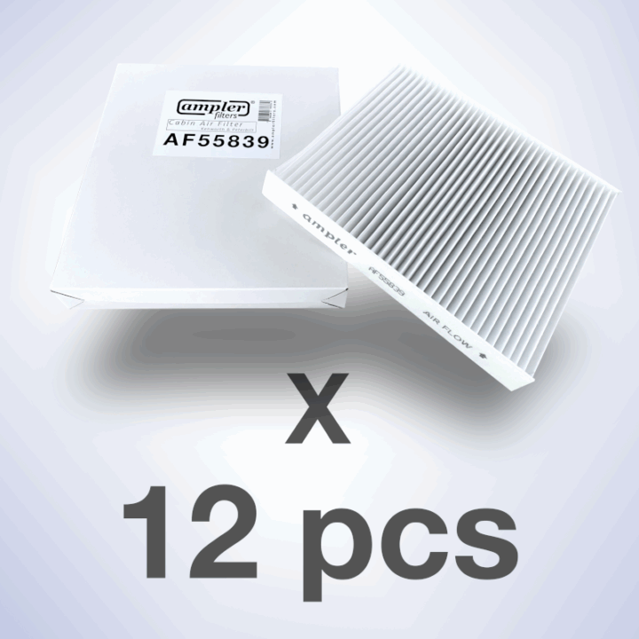 Cabin Air Filter for KENWORTH T680 and T880, PETERBILT 567 and 579 - AF55839 - 12pcs